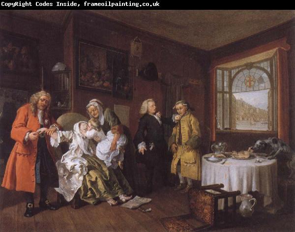 William Hogarth Marriage a la mode VI The Lady-s Death