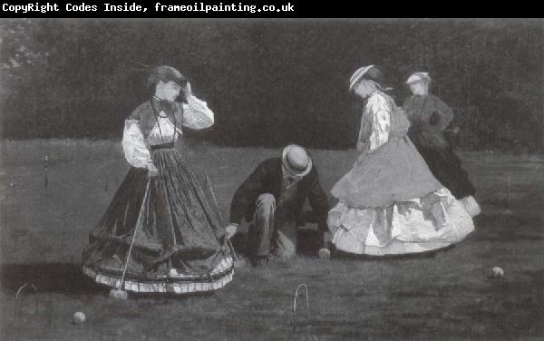 Winslow Homer Das Krocketspiel