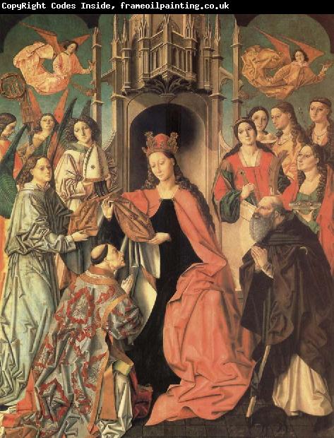 unknow artist San Ildefonso receiving the chasuble