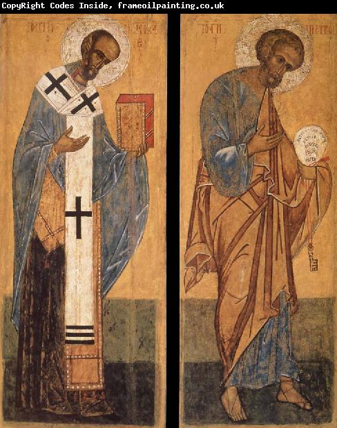 unknow artist Saint Peter and Saint Nicholas