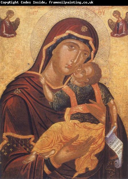 unknow artist The Virgin with child or virgin glykophilousa