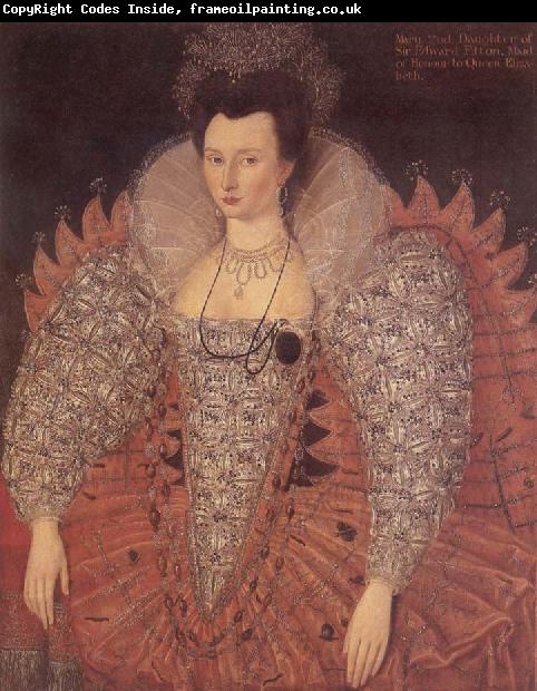 unknow artist Mary Fitton,Maid of Honour to Queen Elizabeth