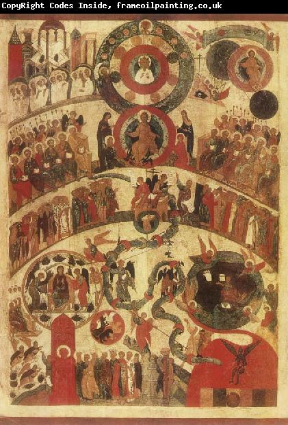 unknow artist THe Last Judgement Novgorod School