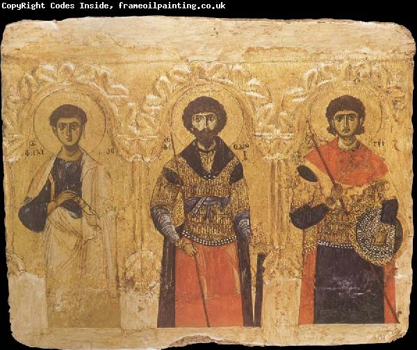 unknow artist The Apostle Phillip and the Saints Theodore and Demetrius