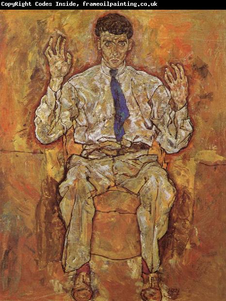 Egon Schiele Portrait of Albert Paris von Gutersloh