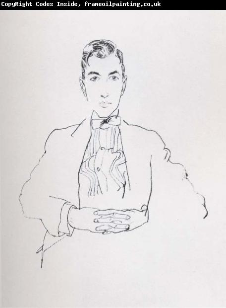 Egon Schiele Portrait of erich lederer