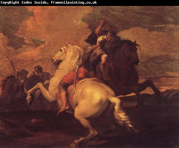 Francesco Simonini Two battle ends horseman