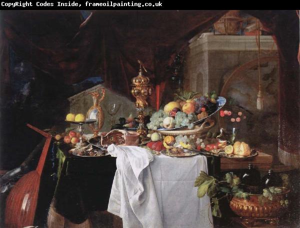 Jan Davidz de Heem Table with desserts