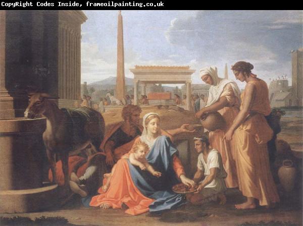 Nicolas Poussin The hl, Famile in Agypten