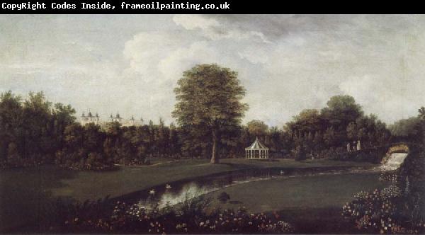 William Tomkins The Elysian Fields at Audley End,Essex,from the Tea House Bridge