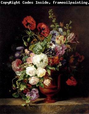 unknow artist Floral, beautiful classical still life of flowers.078