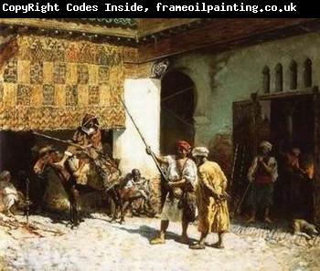 unknow artist Arab or Arabic people and life. Orientalism oil paintings  281