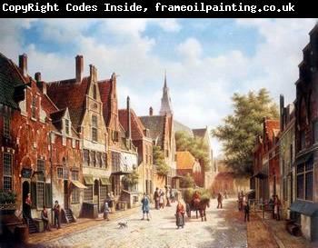 unknow artist European city landscape, street landsacpe, construction, frontstore, building and architecture. 177