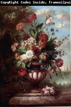 unknow artist Floral, beautiful classical still life of flowers.069