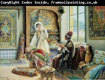 unknow artist Arab or Arabic people and life. Orientalism oil paintings 189