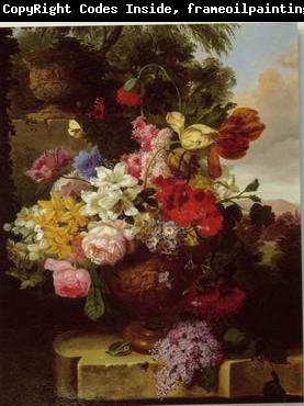 unknow artist Floral, beautiful classical still life of flowers.097