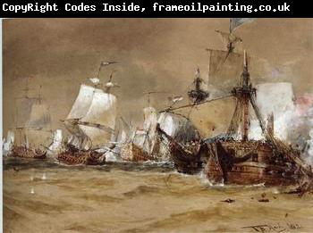 unknow artist Seascape, boats, ships and warships. 69