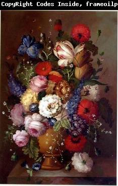 unknow artist Floral, beautiful classical still life of flowers.073