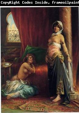 unknow artist Arab or Arabic people and life. Orientalism oil paintings  418