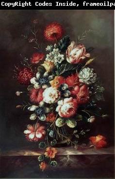 unknow artist Floral, beautiful classical still life of flowers.063