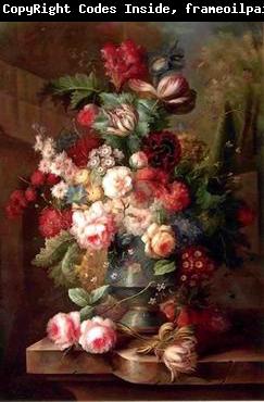 unknow artist Floral, beautiful classical still life of flowers.066