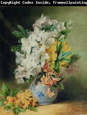 unknow artist Floral, beautiful classical still life of flowers.035