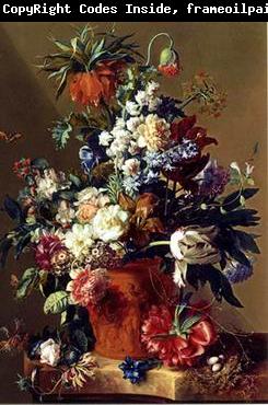 unknow artist Floral, beautiful classical still life of flowers.054
