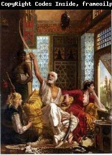 unknow artist Arab or Arabic people and life. Orientalism oil paintings 53