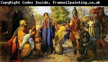 unknow artist Arab or Arabic people and life. Orientalism oil paintings  245