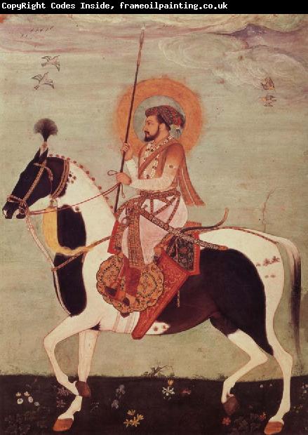 unknow artist Horseman likeness of the Shah Dschahan, leaf out of the Shah-Dschahan-album period of the Schan Dschahan