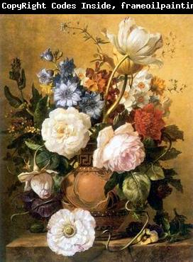 unknow artist Floral, beautiful classical still life of flowers.124