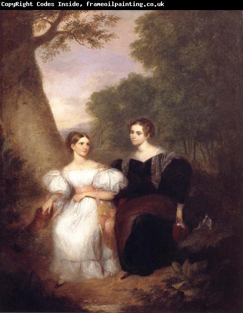 Asher Brown Durand Portrait of the Artist-s Wife and her sister