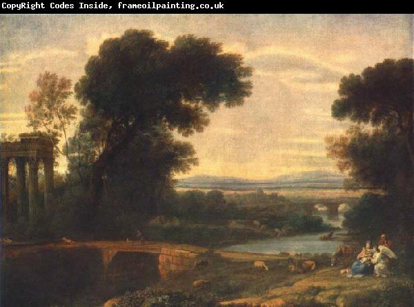 Claude Lorrain Landscape with the Rest on the Flight into Egypt