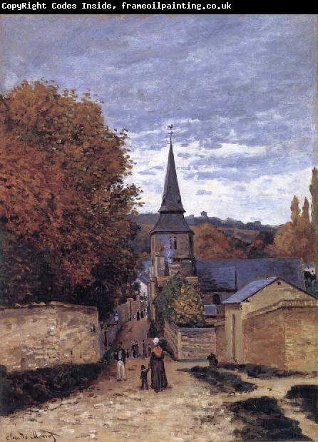 Claude Monet Street in Sainte-Adresse