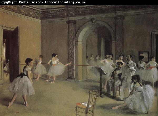 Edgar Degas Opera-s dry running hall