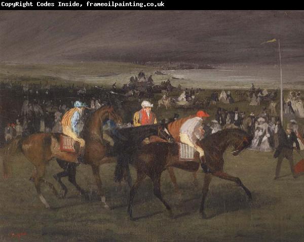 Edgar Degas At the races The Start