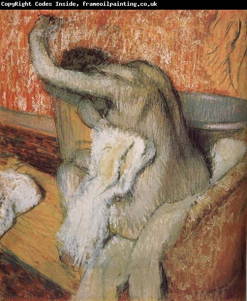 Edgar Degas The lady wiping body after bath