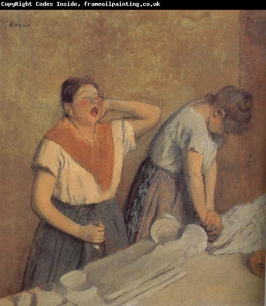 Edgar Degas Laundryman