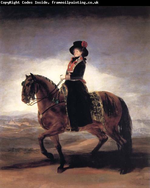 Francisco Goya Maria Luisa on Horseback