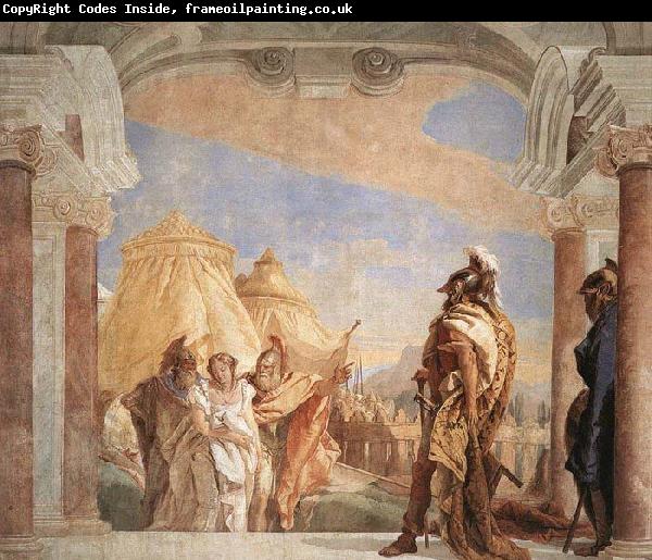 Giovanni Battista Tiepolo Eurybates and Talthybios Lead Briseis to Agamemmon