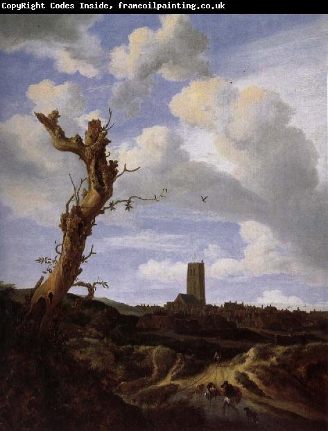 Jacob van Ruisdael View of Egmond aan Zee with a Blasted Elm