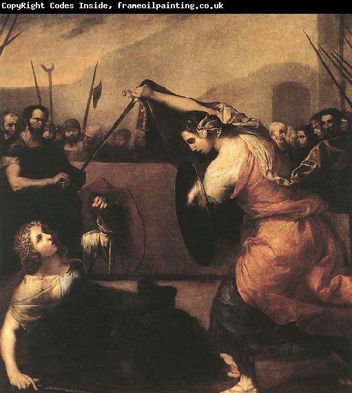 Jusepe de Ribera The Duel of Isabella de Carazzi and Diambra de Pottinella