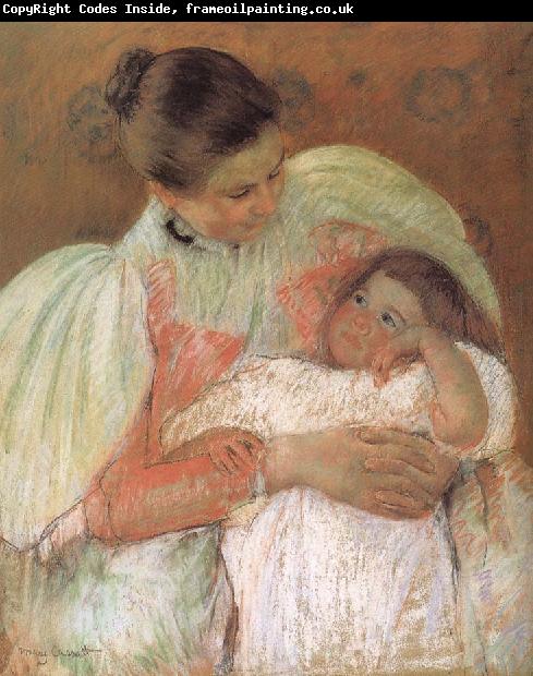 Mary Cassatt Betweenmaid with kid