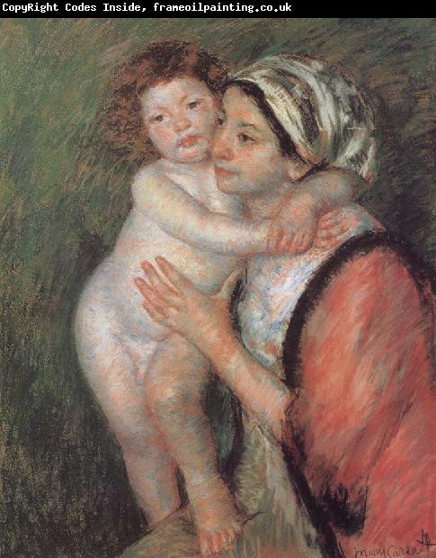 Mary Cassatt Mother and son