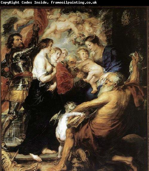 Peter Paul Rubens Our Lady with the Saints