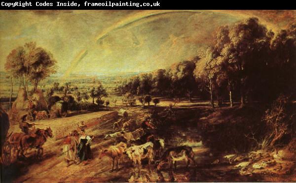 Peter Paul Rubens Rainbow Landscape