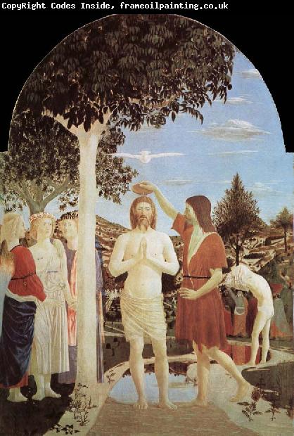 Piero della Francesca The Baptism of Christ