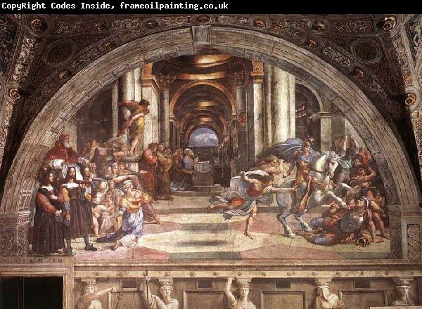 RAFFAELLO Sanzio The Expulsion of Heliodorus from the Temple