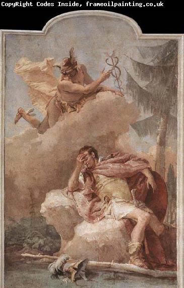 TIEPOLO, Giovanni Domenico Mercury Appearing to Aeneas