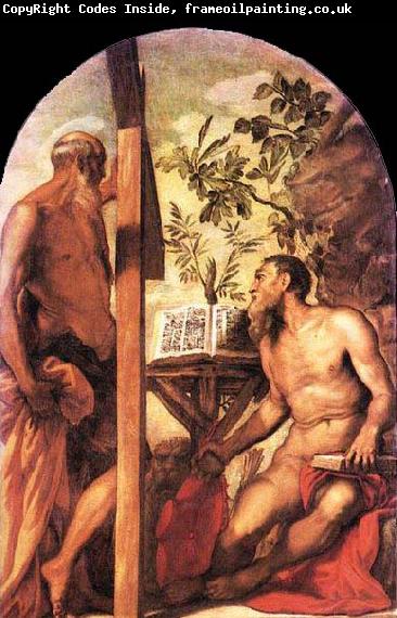 Tintoretto St Jerome and St Andrew